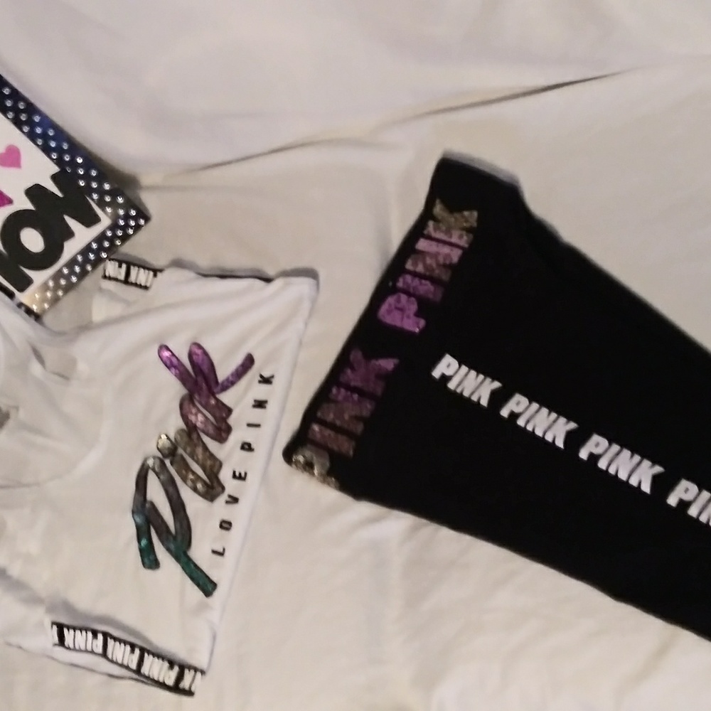 Extremely RARE Pink by Victoria secret outfit